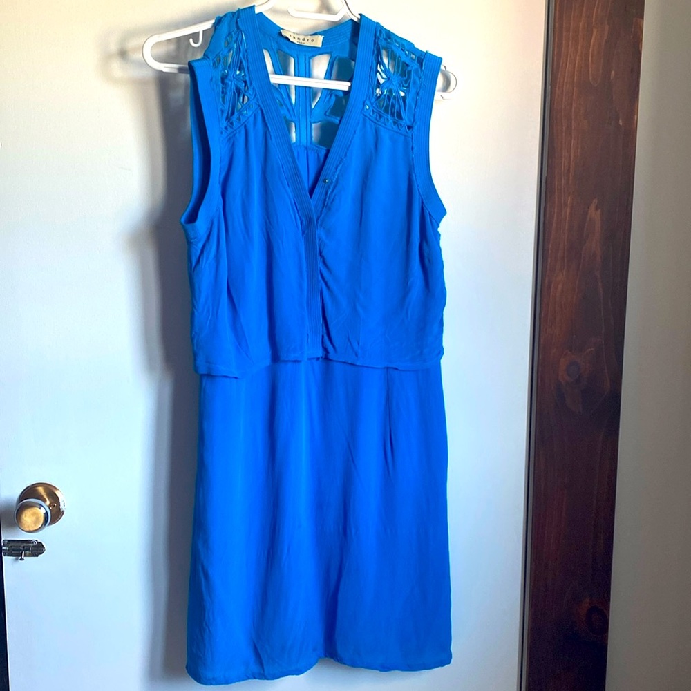 Robe Sandro bleu
